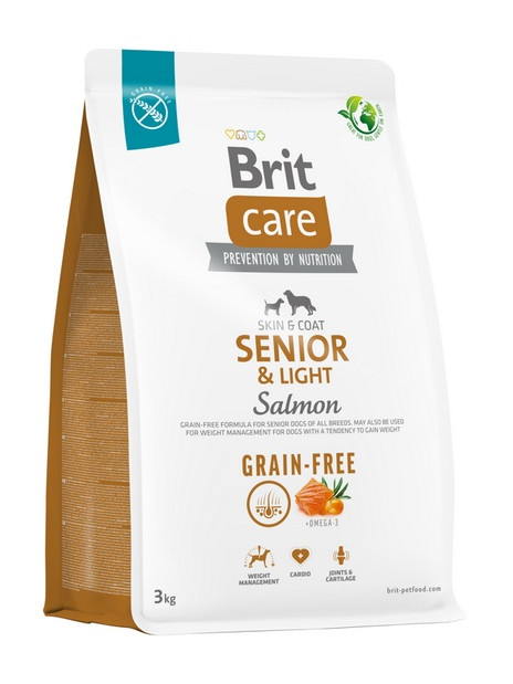 Brit Care Grain Free Senior & Light Salmon 3kg