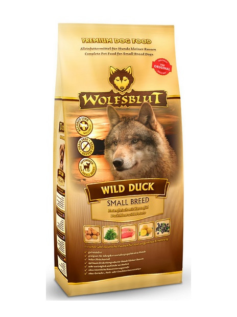 Wolfsblut Dog Wild Duck Small - kaczka i bataty 2kg