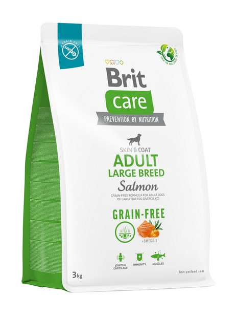 Brit Care Grain Free Adult Large Breed Salmon 3kg