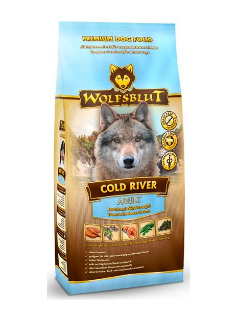 Wolfsblut Dog Cold River - pstrąg i bataty 2kg