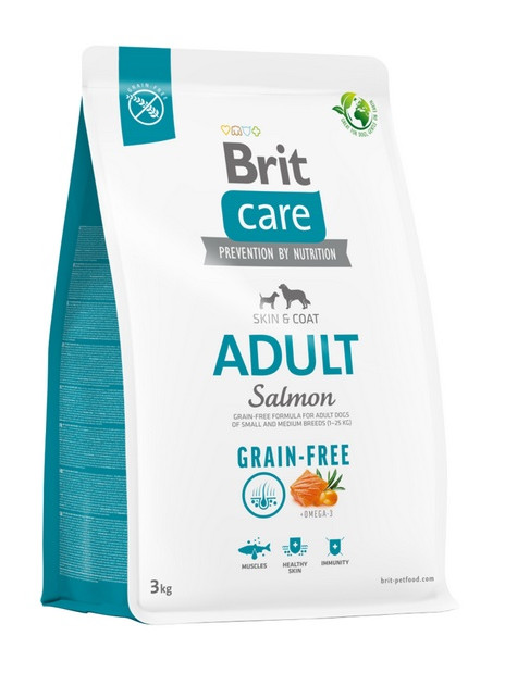 Brit Care Grain Free Adult Small & Medium Salmon 3kg
