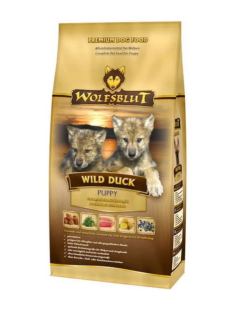 Wolfsblut Dog Wild Duck Puppy - kaczka i bataty 2kg