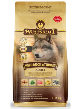 Wolfsblut Dog Wild Duck & Turkey - kaczka, indyk i bataty 2kg