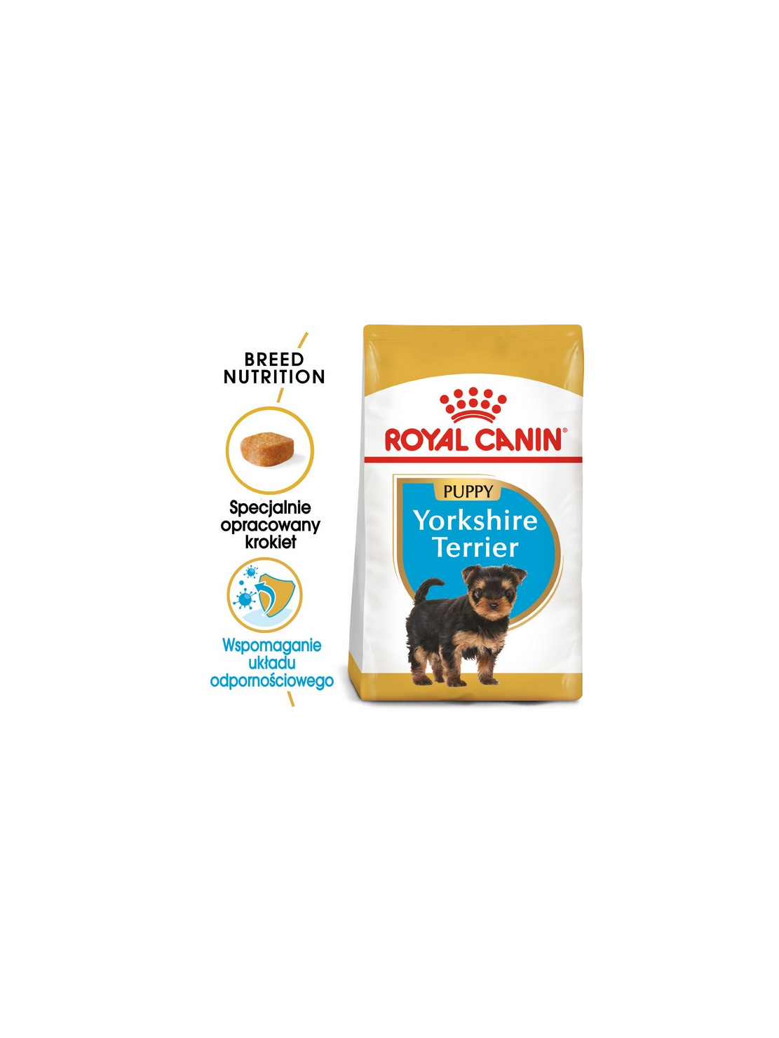 Royal Canin Yorkshire Terrier Puppy karma sucha dla szczeniąt do 10 miesiąca, rasy yorkshire terrier 1,5kg