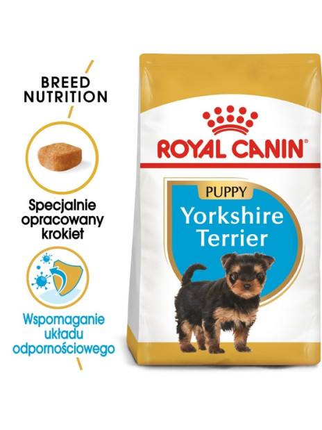 Royal Canin Yorkshire Terrier Puppy karma sucha dla szczeniąt do 10 miesiąca, rasy yorkshire terrier 1,5kg