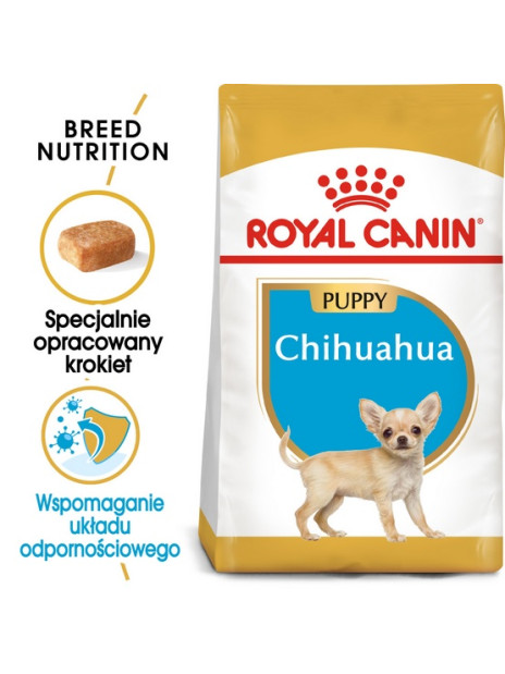 Royal Canin Chihuahua Puppy karma sucha dla szczeniąt do 8 miesiąca, rasy chihuahua 1,5kg