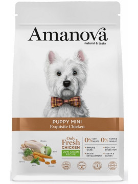 Amanova Dog Puppy Mini Exquisite Chicken - kurczak 2kg