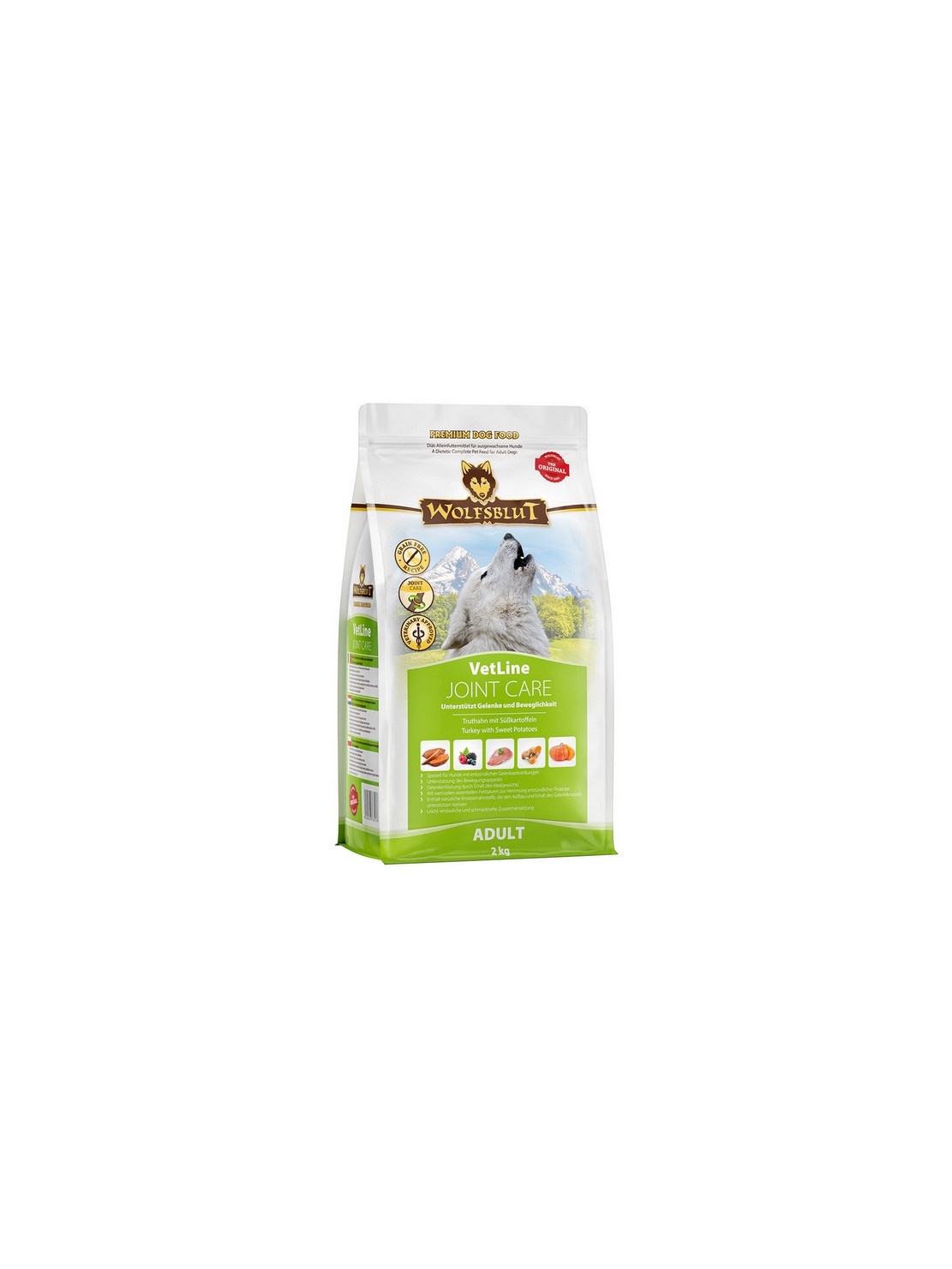 Wolfsblut Dog VetLine Joint Care - indyk i bataty 2kg
