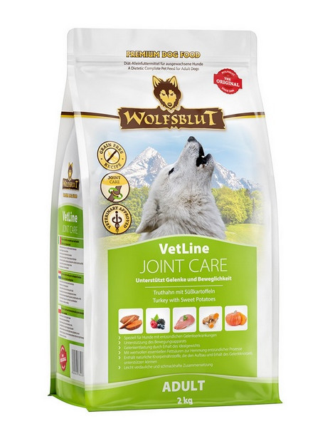 Wolfsblut Dog VetLine Joint Care - indyk i bataty 2kg