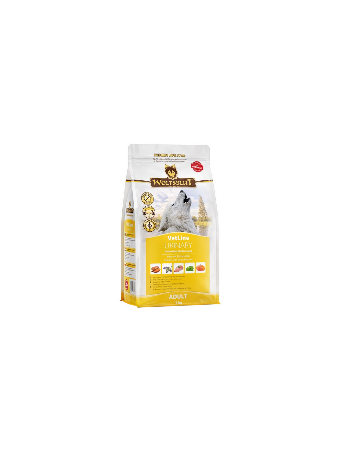 Wolfsblut Dog VetLine Urinary - kurczak i bataty 2kg