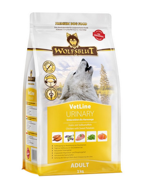 Wolfsblut Dog VetLine Urinary - kurczak i bataty 2kg