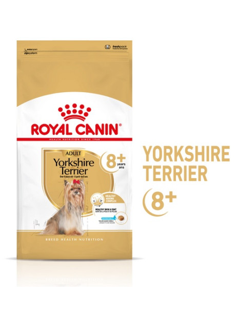 Royal Canin Yorkshire Terrier Adult 8+ karma sucha dla psów starszych rasy yorkshire terrier 1,5kg