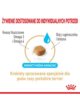 Royal Canin Yorkshire Terrier Adult 8+ karma sucha dla psów starszych rasy yorkshire terrier 1,5kg