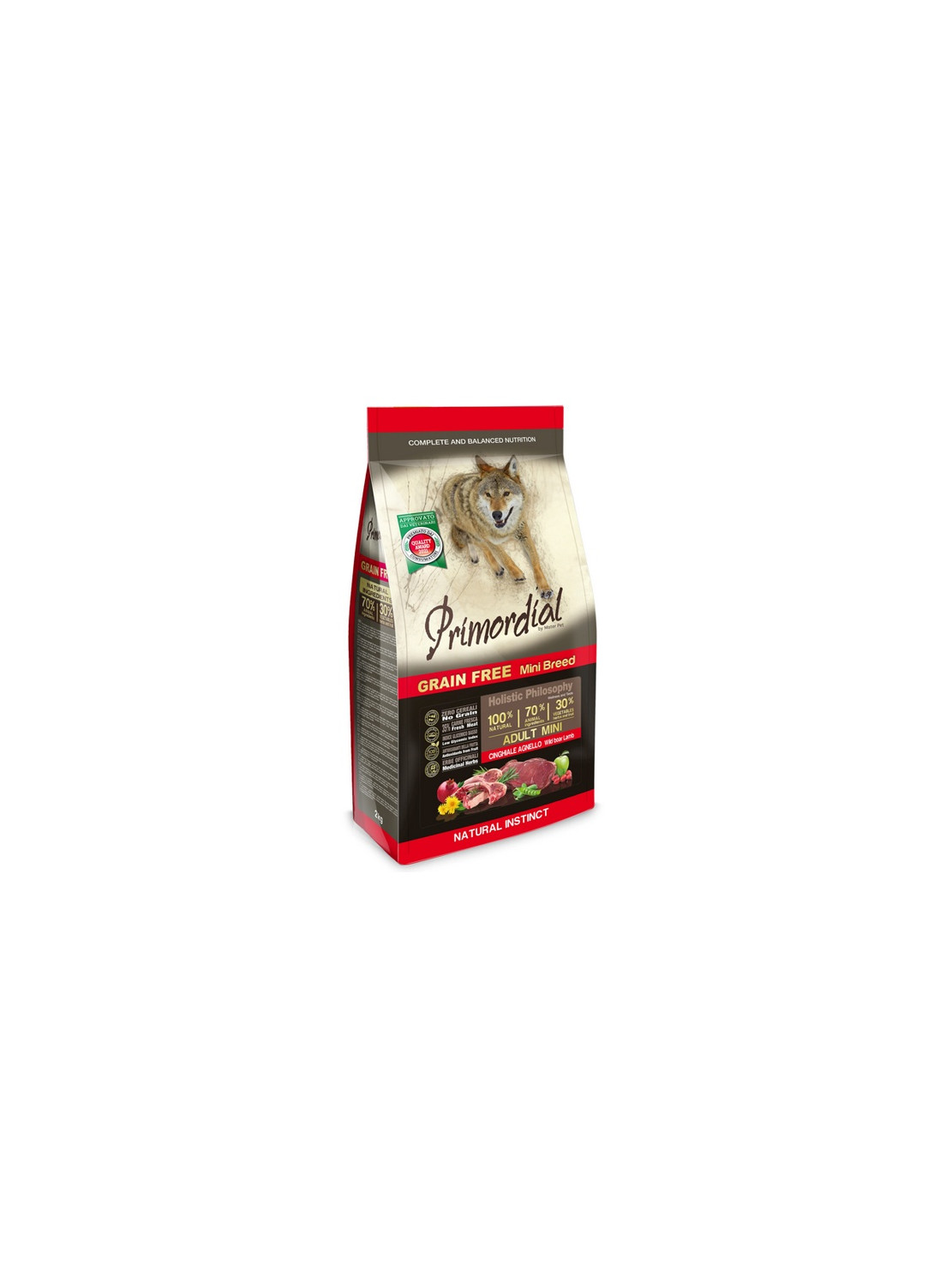 Primordial Dog Grain Free Mini Adult Wild Boar & Lamb 2kg