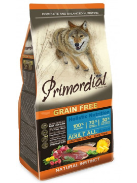 Primordial Dog Grain Free Adult Trout & Duck 2kg