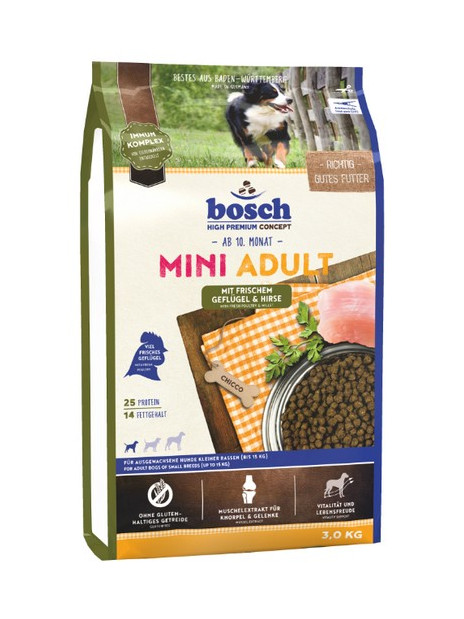 Bosch Mini Adult Geflugel & Hirse - Drób i proso 3kg