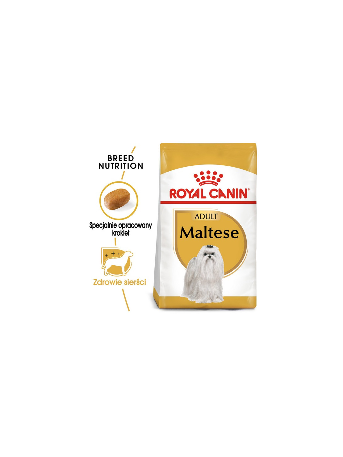 Royal Canin Maltese Adult karma sucha dla psów dorosłych rasy maltańczyk 1,5kg