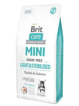 Brit Care Grain Free Mini Light & Sterilised 2kg