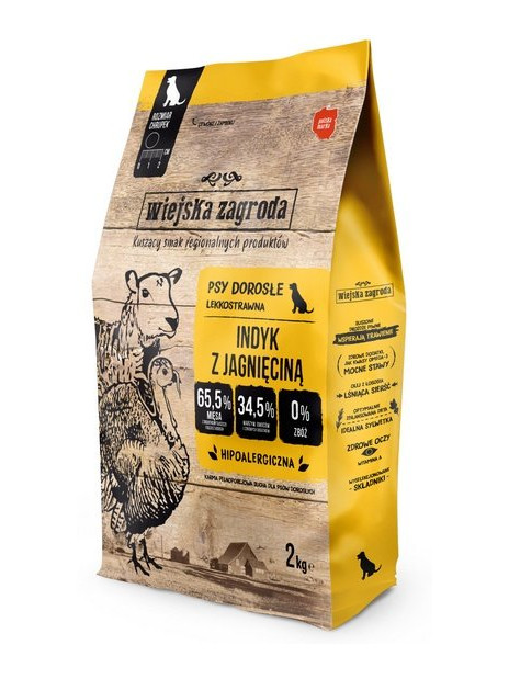 Wiejska Zagroda Indyk z jagnięciną 2kg