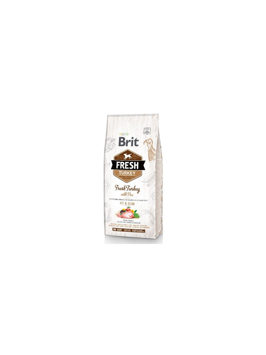 Brit Fresh Dog Adult Light Turkey & Pea 2,5kg