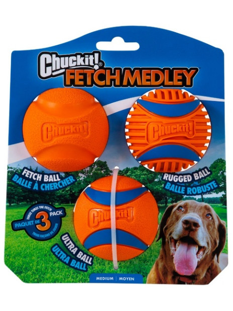 Chuckit! Fetch Medley III 3pak [47089D]