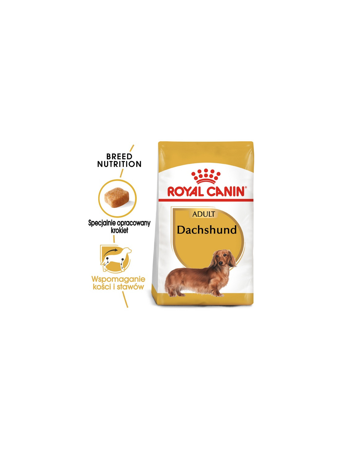 Royal Canin Dachshund Adult karma sucha dla psów dorosłych rasy jamnik 1,5kg