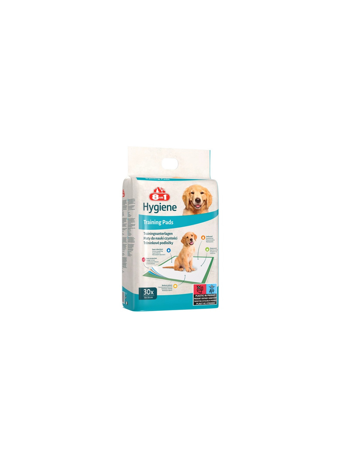 8in1 Mata absorbująca Training Pads 56x57cm - duże opakowanie 30szt