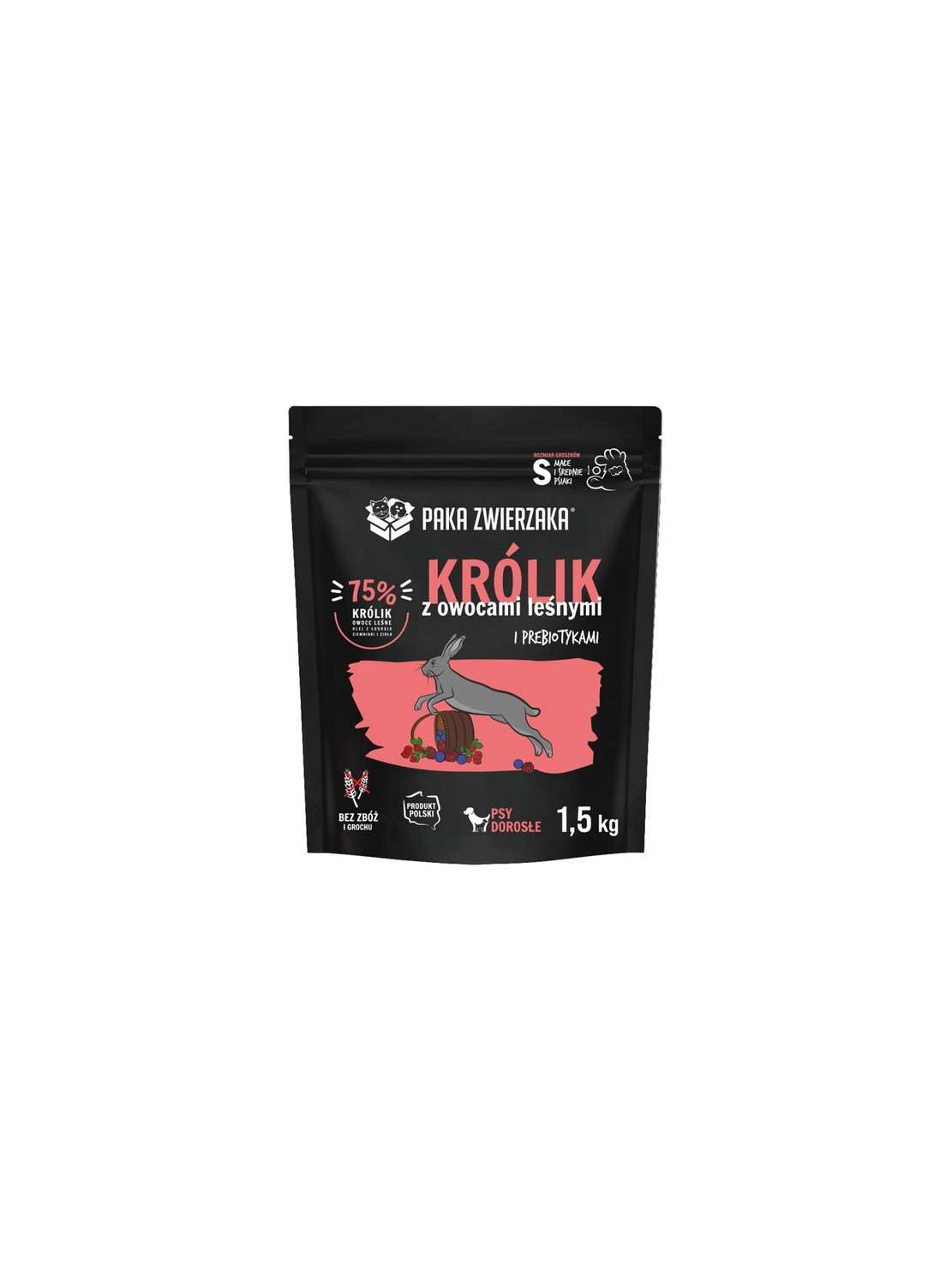 Paka Zwierzaka Seventh Heaven Królik z owocami leśnymi S 1,5kg