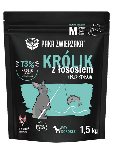 Paka Zwierzaka Seventh Heaven Królik z łososiem M 1,5kg