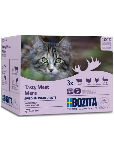 Bozita Cat Multibox z mięsem w sosie saszetki 12x85g