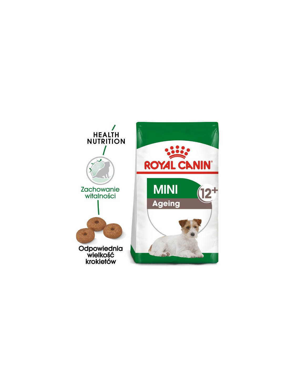 Royal Canin Mini Ageing 12+ karma sucha dla psów dojrzałych po 12 roku życia, ras małych 1,5kg