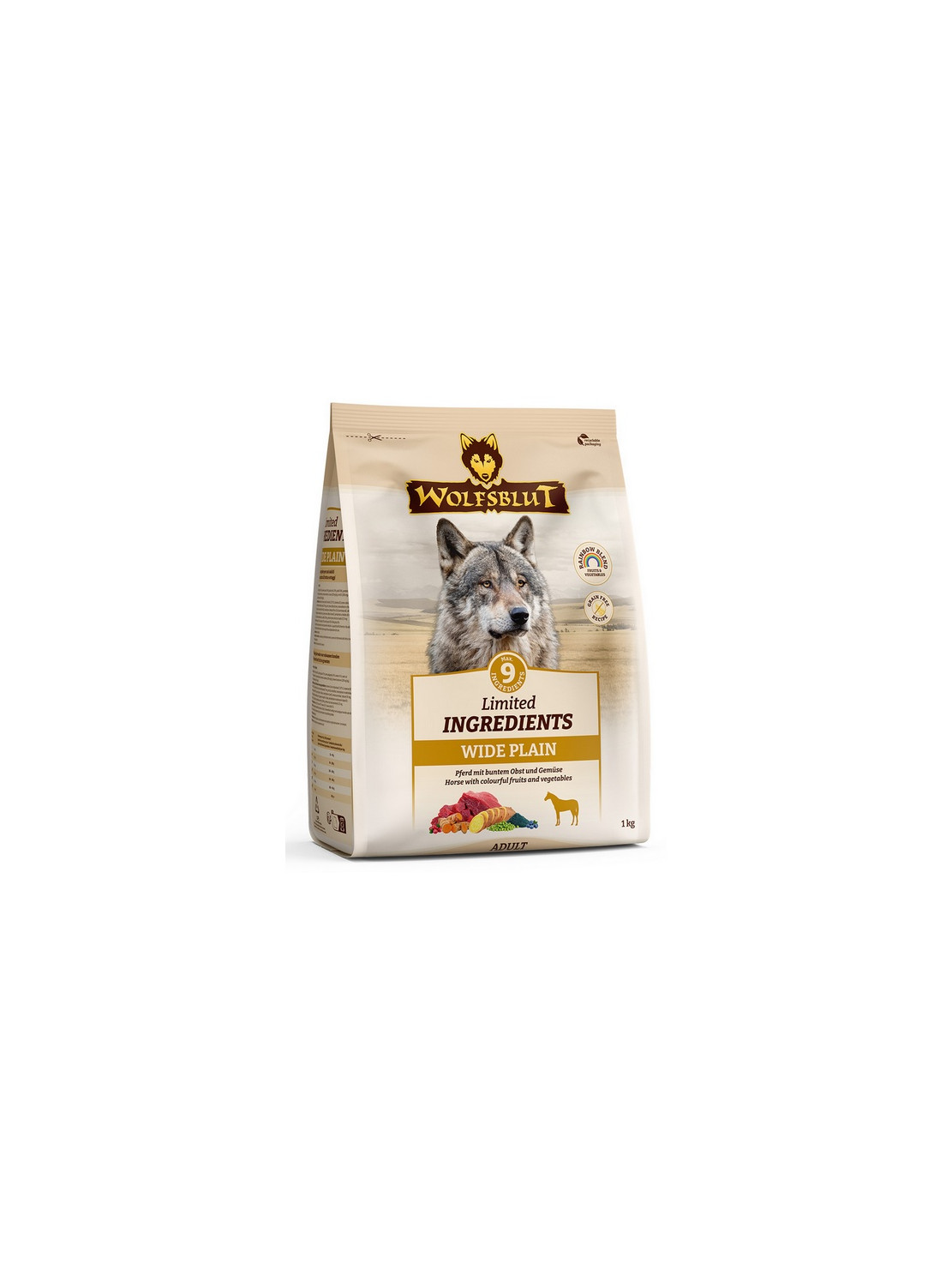 Wolfsblut Dog Limited Ingredients Wide Plain - konina i bataty 1kg