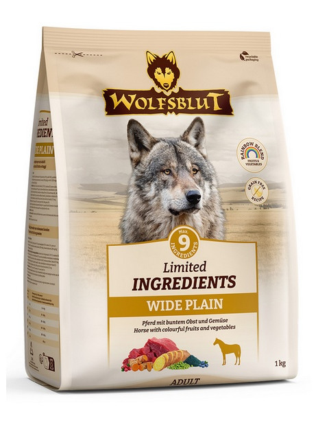 Wolfsblut Dog Limited Ingredients Wide Plain - konina i bataty 1kg