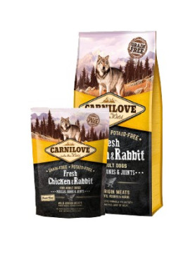 Carnilove Dog Fresh Chicken & Rabbit Adult - kurczak i królik 1,5kg