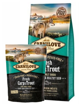 Carnilove Dog Fresh Carp & Trout Adult - karp i pstrąg 1,5kg