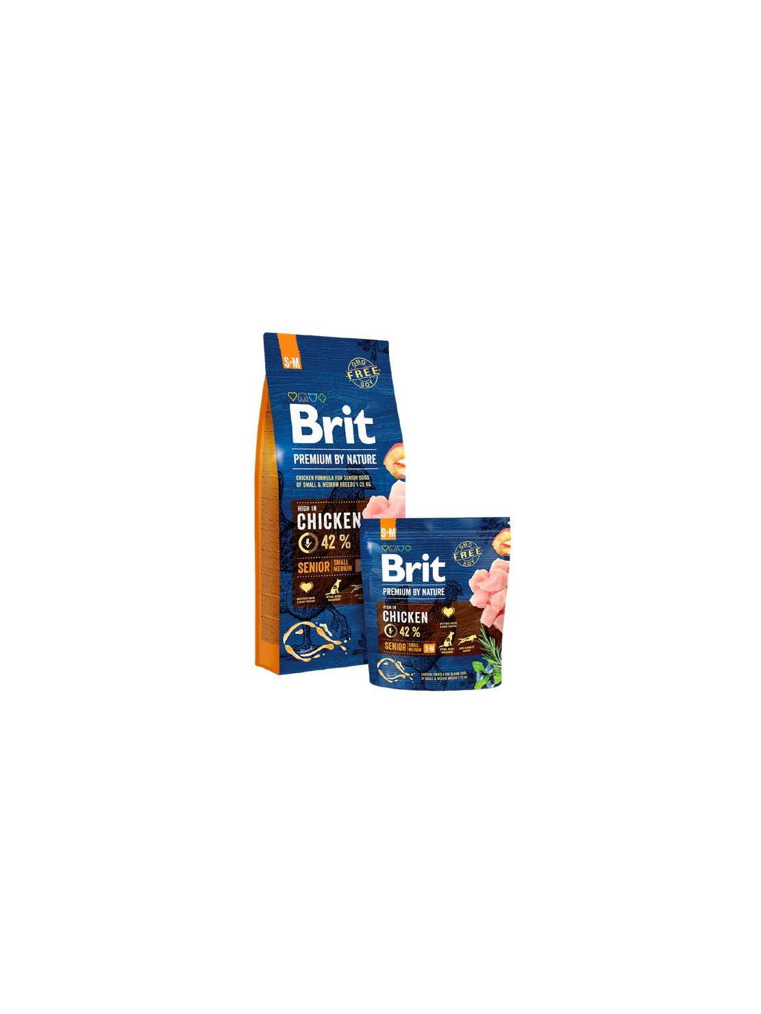 Brit Premium By Nature Senior S+M Small + Medium 3kg