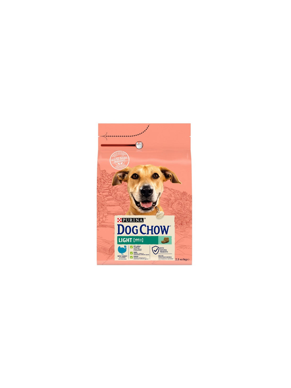 Purina Dog Chow Light Turkey 2,5kg