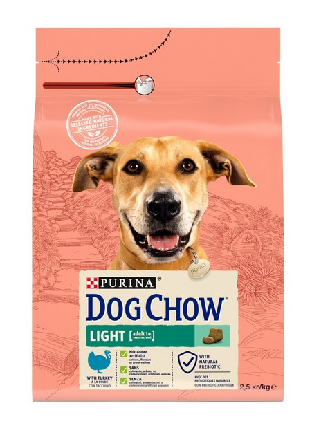 Purina Dog Chow Light Turkey 2,5kg