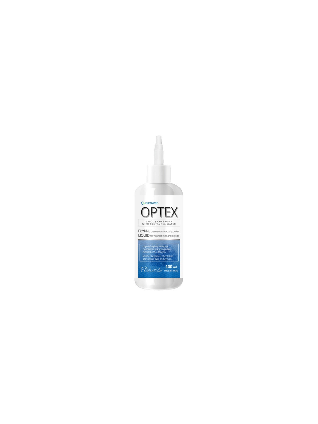 Optex - Płyn do przemywania oczu i powiek psa lub kota 100ml