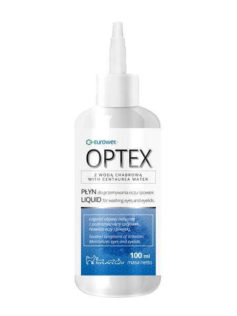 Optex - Płyn do przemywania oczu i powiek psa lub kota 100ml