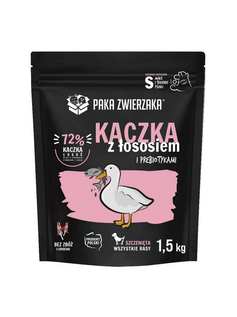 Paka Zwierzaka Seventh Heaven Puppy Kaczka z łososiem 1,5kg