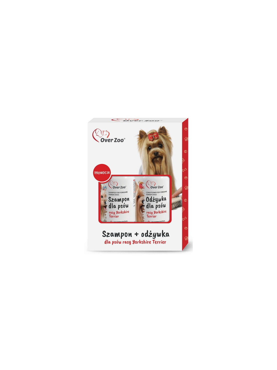 Over Zoo Szampon i odżywka  dla psów rasy Yorkshire Terier dwupak 2x250ml