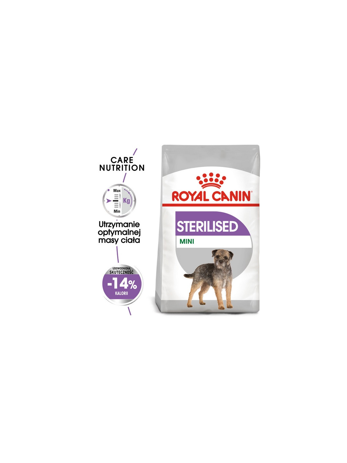 Royal Canin Mini Sterilised karma sucha dla psów dorosłych, ras małych, sterylizowanych 1kg