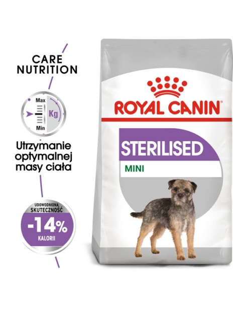 Royal Canin Mini Sterilised karma sucha dla psów dorosłych, ras małych, sterylizowanych 1kg