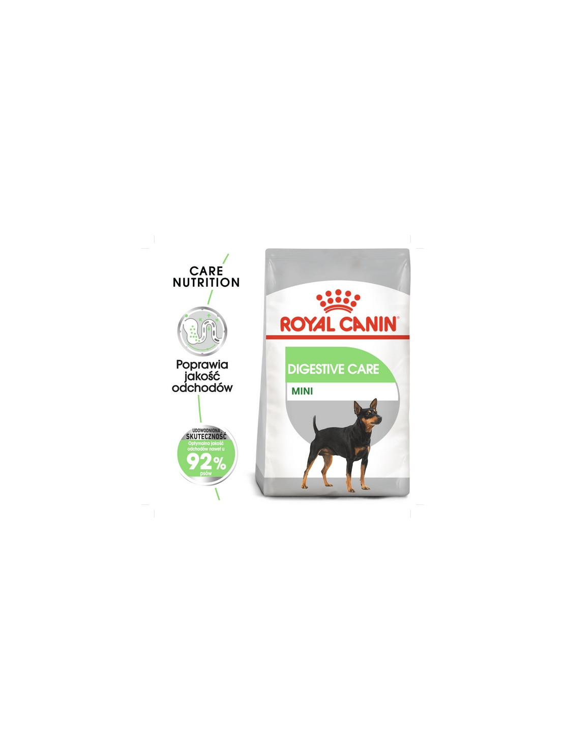 Royal Canin Mini Digestive Care karma sucha dla psów dorosłych, ras małych o wrażliwym przewodzie pokarmowym 1kg