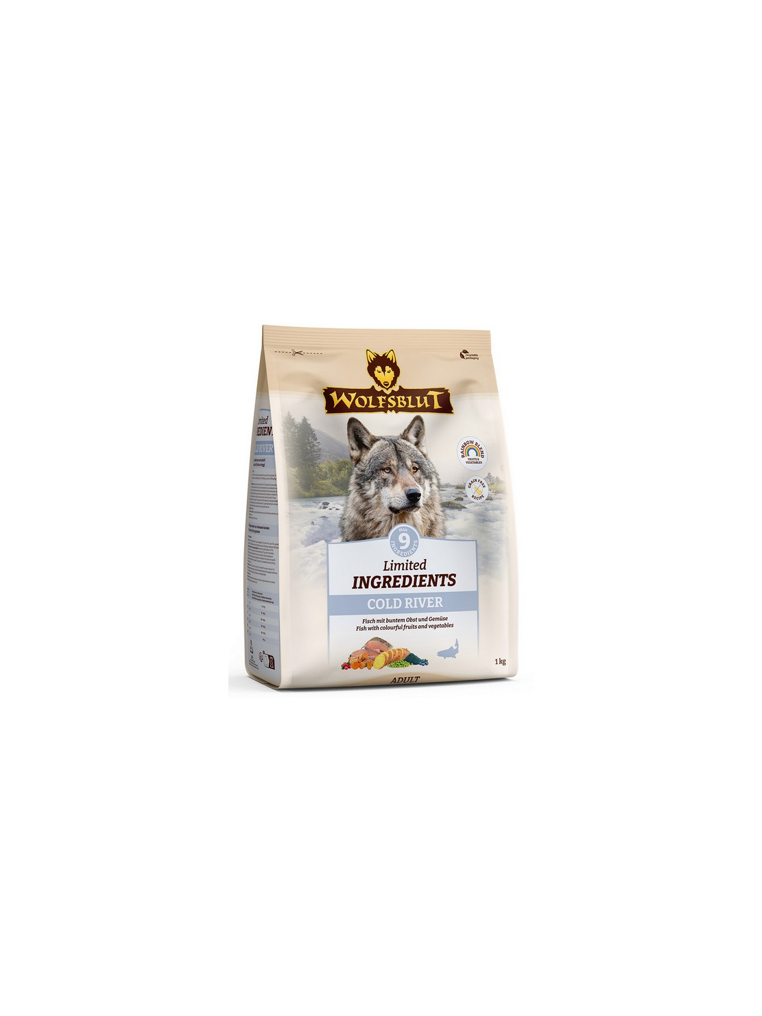Wolfsblut Dog Limited Ingredients Cold River - pstrąg i bataty 1kg