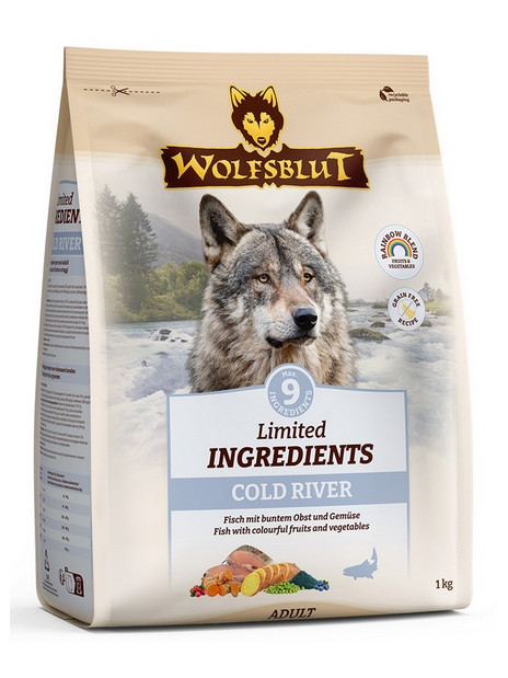 Wolfsblut Dog Limited Ingredients Cold River - pstrąg i bataty 1kg