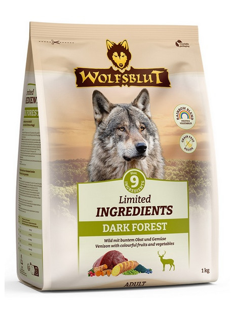 Wolfsblut Dog Limited Ingredients Dark Forest - dziczyzna i bataty 1kg