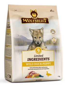 Wolfsblut Dog Limited Ingredients Wild Duck Puppy - kaczka i bataty 1kg