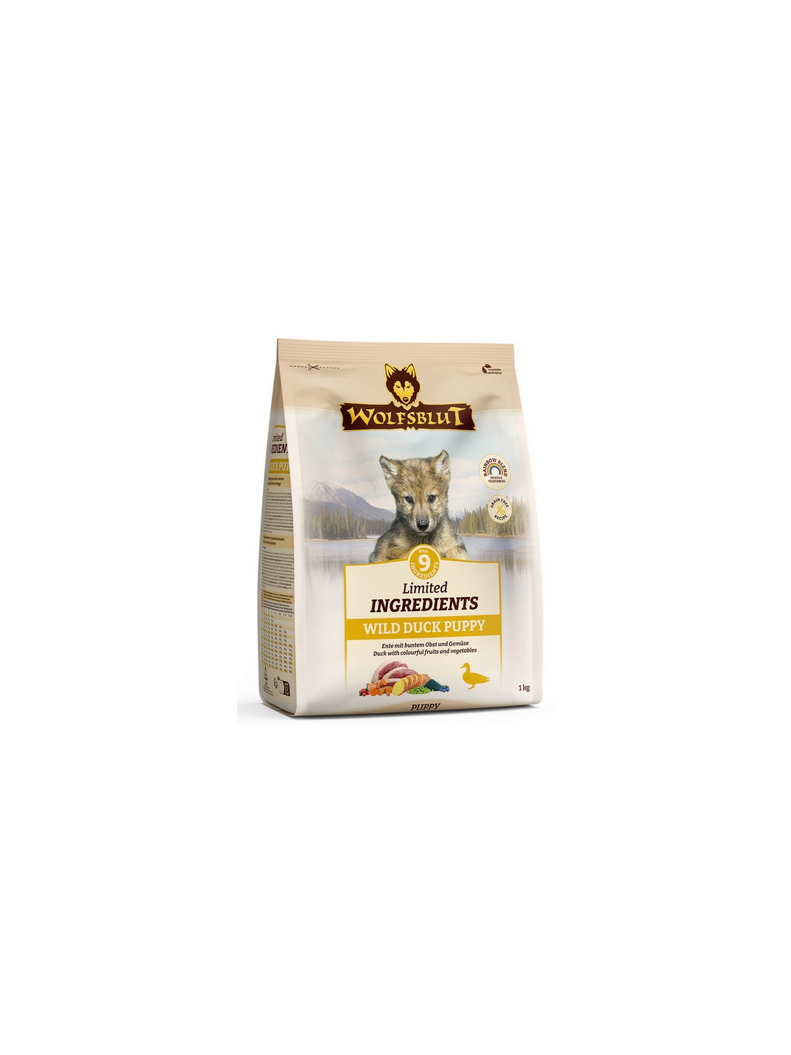 Wolfsblut Dog Limited Ingredients Wild Duck Puppy - kaczka i bataty 1kg